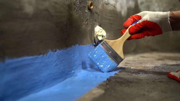 Commercial Exterior Waterproofing project at a Swain, NY business property by SJ Waterproofing Pros